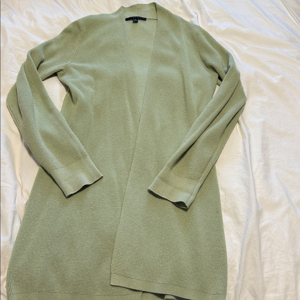 Cyrus Sage green Knit long Cardigan